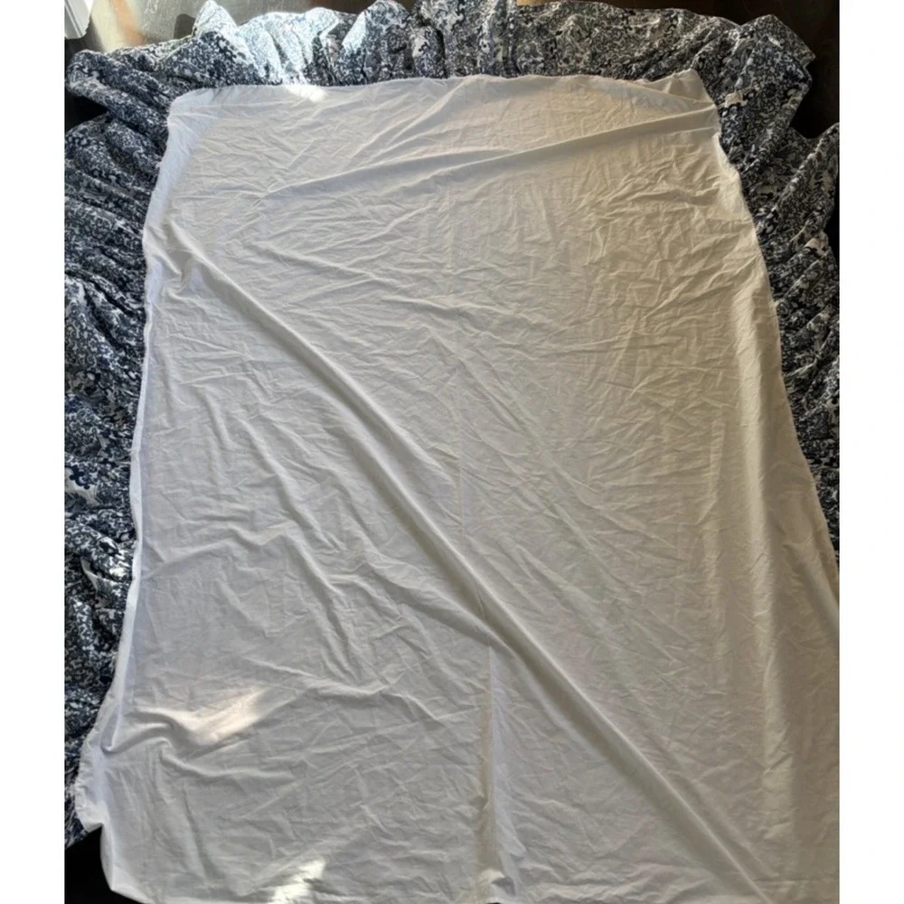 Ralph Lauren Blue White PORCELAIN Chinoiserie TAMARIND Bedskirt Queen Size